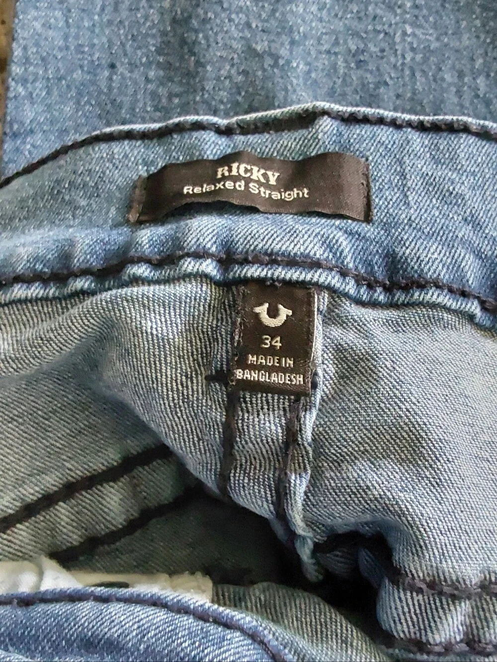 True Religion light wash